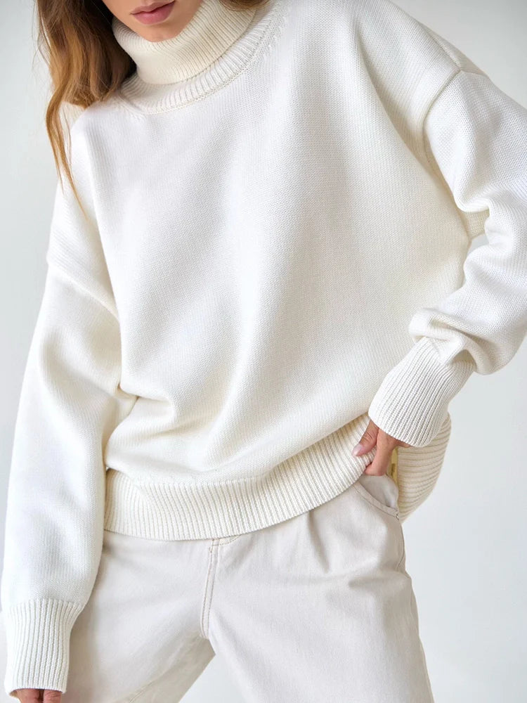 Women's Turtleneck Oversized Sweaters