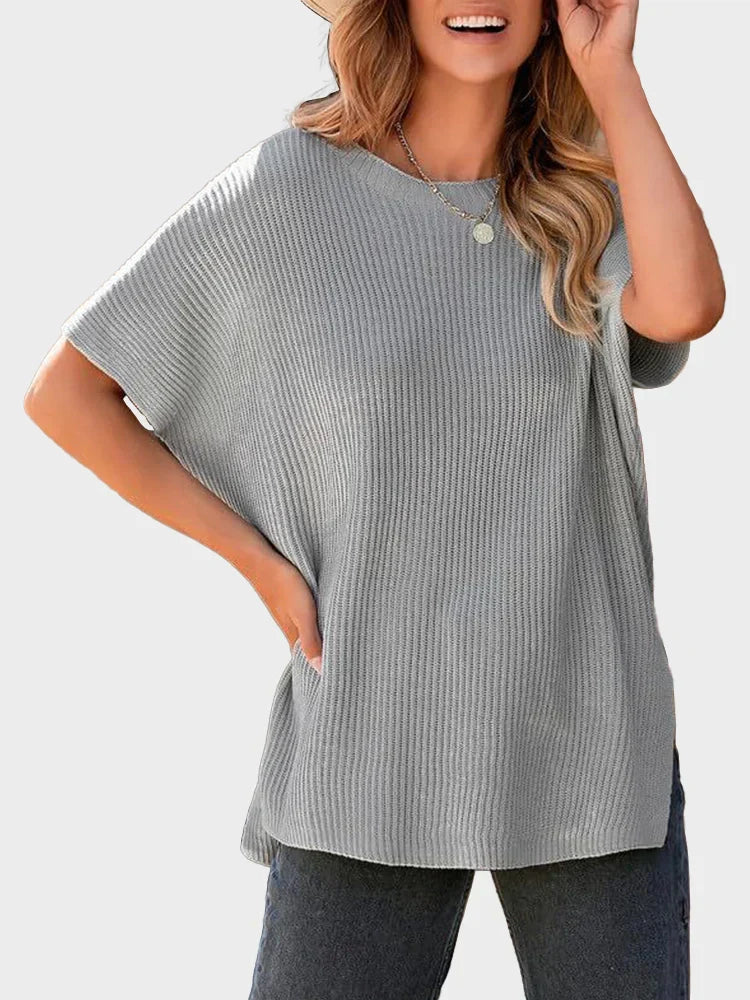2025 Fall Clothing Women's Oversized Knit Top