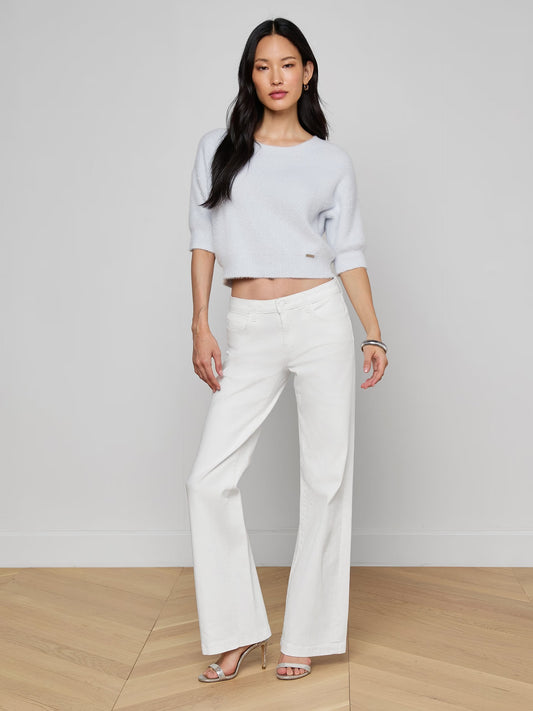 Classic Wide-Leg Denim Pants  Price