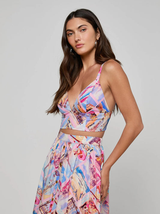 Riviera Print Two-Piece Set